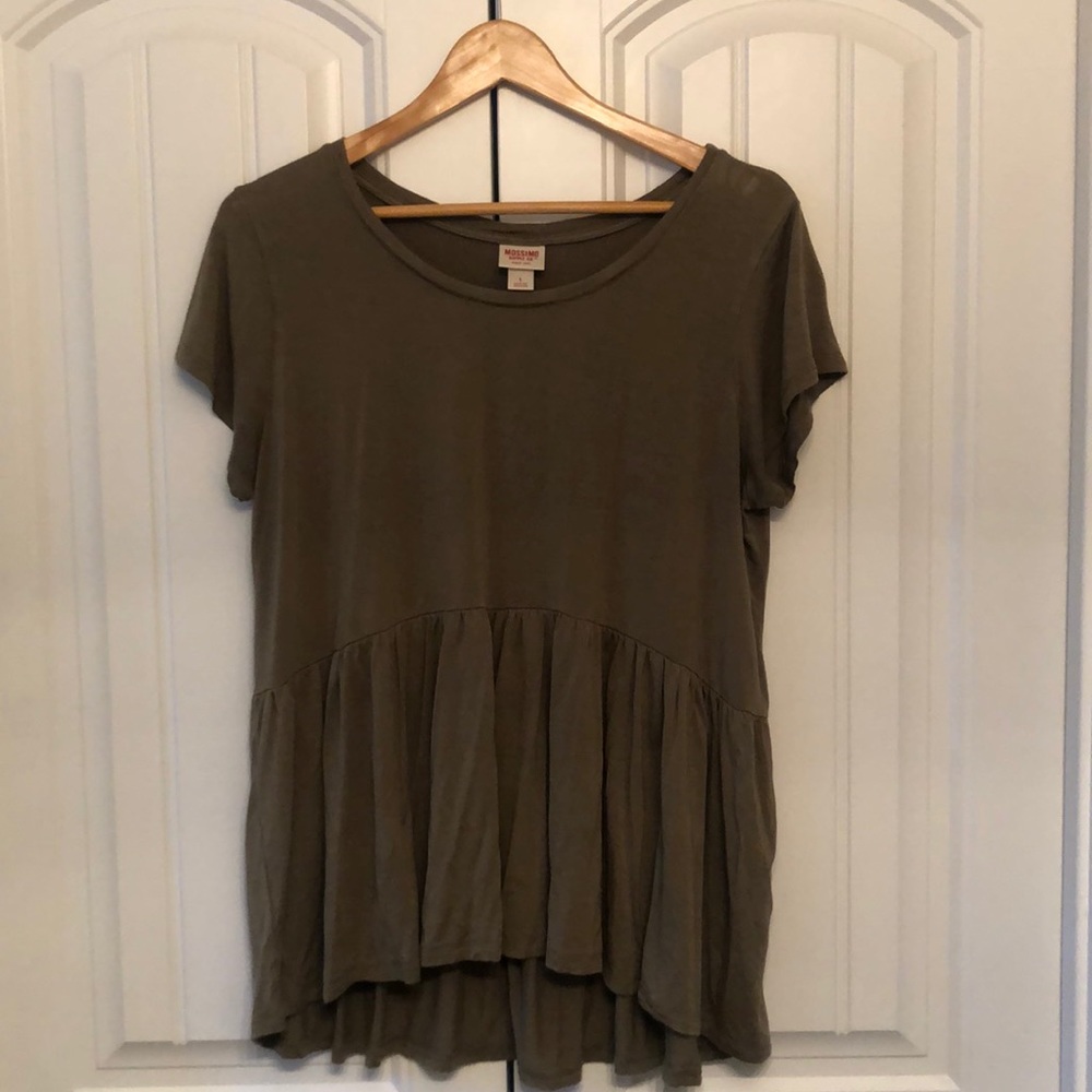 Peplum T-shirt.